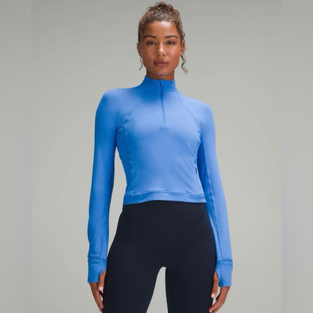 It's Rulu Run Cropped Half Zip